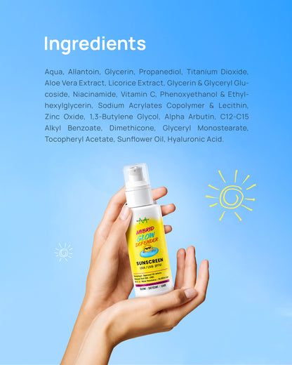 MALANCHI GLOW DEFENDER  HYBRID SUNSCREEN